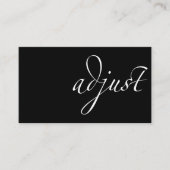 Aanpassen: Chiropractisch Visitekaartje (Voorkant)