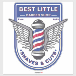 Aanpassen Classic Barber Shop Traditionele Pool Sticker