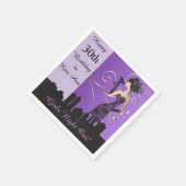 Aanpassen Classy Verjaardag servetten voor haar (Hoek)