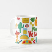 Aanpassen Cool Mexico Monuments Design Koffiemok (Voorkant links)