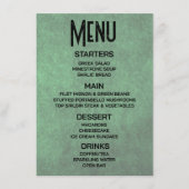 Aanpassen - Creëer je eigen groene grunge textuur Menu (Voorkant)