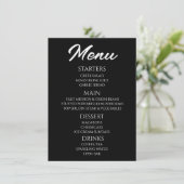 Aanpassen - Creëer Je Eigen Zwarte Menu (Staand voorkant)