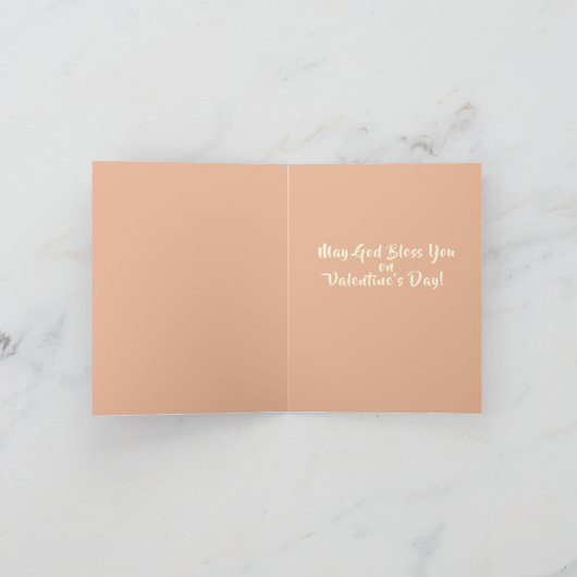 Aanpassen Cupid Angel met Rozen Feestdagen Kaart (Binnen)