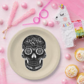 Aanpassen Dag van de dode schedel Party Bord (Feest)