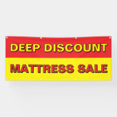 Aanpassen Deep Discount Matras Sale Spandoek (Horizontaal)