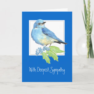 Aanpassen, diepste sympathie, Mountain Bluebird Kaart
