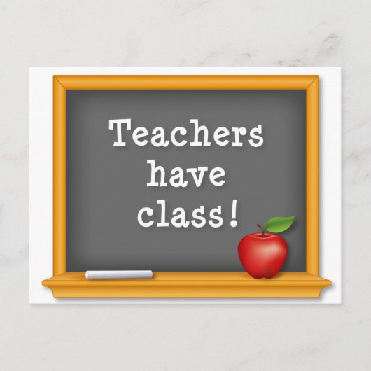 Aanpassen Docenten hebben een klas: Briefkaart (Voorkant)