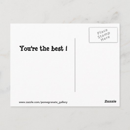 Aanpassen Docenten hebben les: Briefkaart (Achterkant)