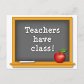 Aanpassen Docenten hebben les: Briefkaart (Voorkant)