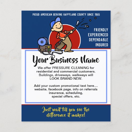 Aanpassen. Druk het Schoonmaken Machtswas 2 opgeru Flyer (Achterkant)