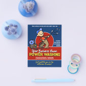 Aanpassen. Druk het Schoonmaken Machtswas 2 opgeru Flyer (Enkel)