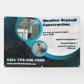 Aanpassen Drywall Installatie Contractor Business Spandoek (Horizontaal)