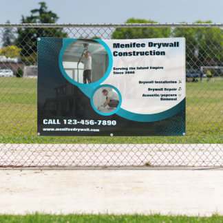 Aanpassen Drywall Installatie Contractor Business Spandoek