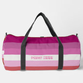 Aanpassen Duffel Bag - Lesbian Pride Plunjezak (Voorkant)