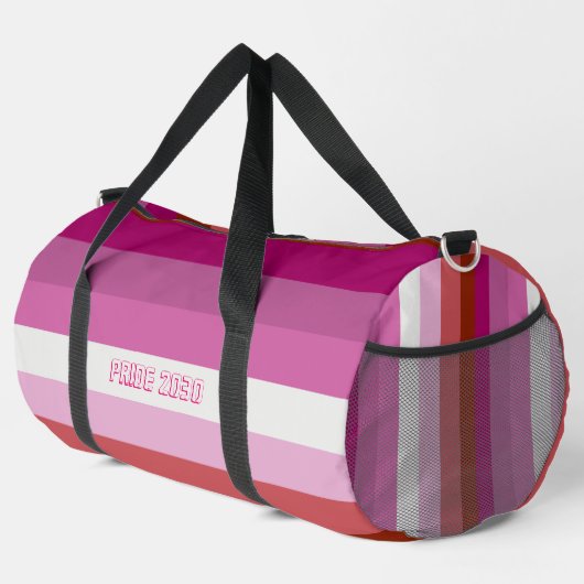 Aanpassen Duffel Bag - Lesbian Pride Plunjezak (Rechterhoek)