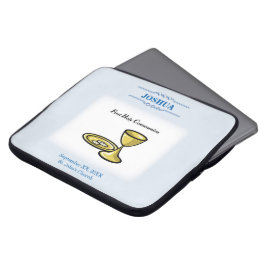 Aanpassen, Eerste Communie Lichaam en Bloed Laptop Sleeve