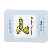 Aanpassen, Eerste communiqué en Bloed Magneet (Horizontaal)