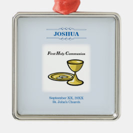 Aanpassen, Eerste communiqué en Bloed Metalen Ornament