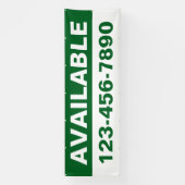 Aanpassen eigenschap Beschikbare Huur Huur Algemee Spandoek (Verticaal)