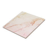 Aanpassen Elegant Roos Goud Marmeren Tegel Tegeltje (Zijkant)