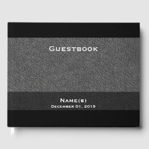 Aanpassen en Personaliseren, Donkergrijze Textuur Gastenboek