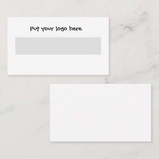 Aanpassen en plezier visitekaartje (Voorkant / Achterkant)