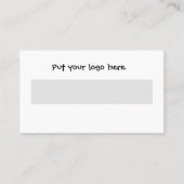 Aanpassen en plezier visitekaartje (Voorkant)