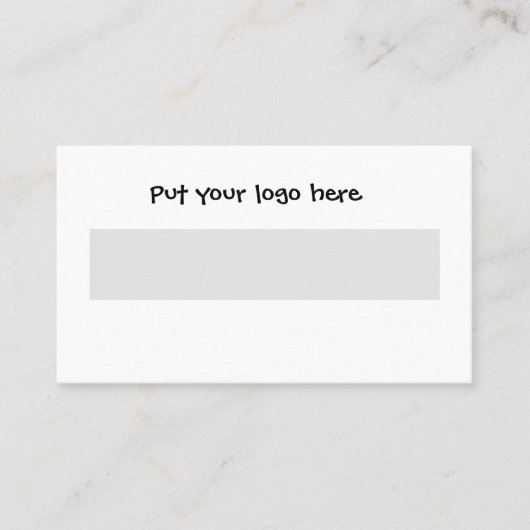 Aanpassen en plezier visitekaartje (Voorkant)