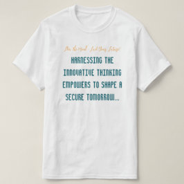 Aanpassen en reageren op de veranderende hemel t-shirt