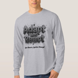 Aanpassen en reageren op de veranderende hemel t-shirt