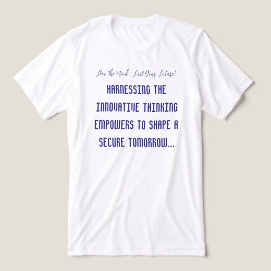 Aanpassen en reageren op de veranderende hemel Tri-Blend shirt (Design voorkant)