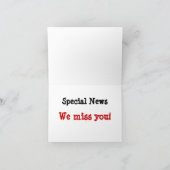 Aanpassen en verzenden Smiles Mini Whiteboard Kaart (Binnen)