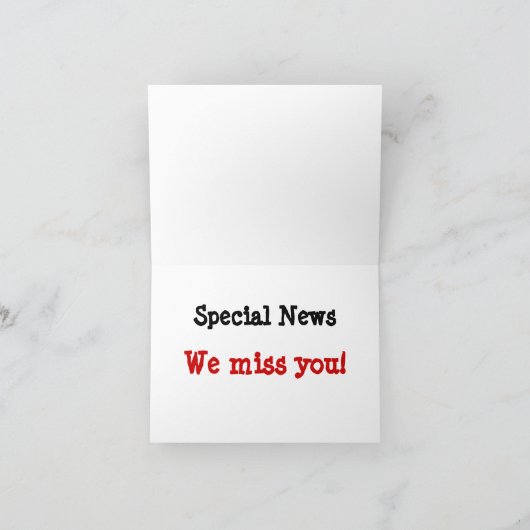 Aanpassen en verzenden Smiles Mini Whiteboard Kaart (Binnen)