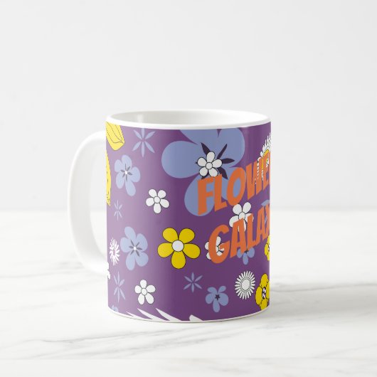 Aanpassen Flower Galaxy Koffiemok (Voorkant links)