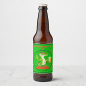 Aanpassen Funny Southern Gator Gevist Wind Surfin Bier Etiket (Voorkant)