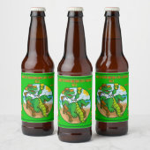 Aanpassen Funny Southern Gator Gevist Wind Surfin Bier Etiket (Flessen)