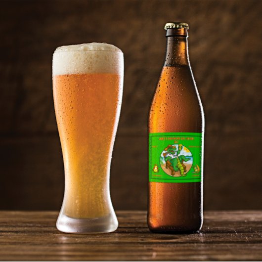 Aanpassen Funny Southern Gator Gevist Wind Surfin Bier Etiket