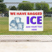 Aanpassen gebruikswinkel We hebben ijs opgeslagen Spandoek (Insitu)