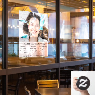 Aanpassen Gedetailleerde Med Spa Schoonheidsbehand Raamsticker