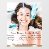 Aanpassen Gedetailleerde Med Spa Schoonheidsbehand Raamsticker (Vel)