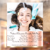 Aanpassen Gedetailleerde Med Spa Schoonheidsbehand Raamsticker (Vel 2)