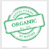 Aanpassen Generieke Boerderij Groenten Eieren Prom Sticker (Vel)