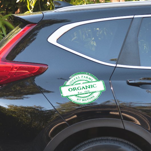 Aanpassen Generieke Boerderij Groenten Eieren Prom Sticker (Auto Zijkant)