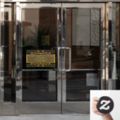 Aanpassen Gewenste Gecertificeerde Nageltechnicus/ Raamsticker (Kantoordeur)
