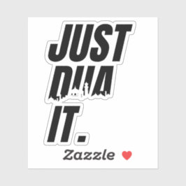 Aanpassen: gewoon dua it islamitisch gebed bidden  sticker