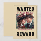 Aanpassen Gezocht poster Sign Creator Kaart (Voorkant / Achterkant)