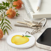 Aanpassen Golden Delicious Apple Sleutelhanger (Voorkant Rechts)