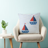 Aanpassen Gooi Kussens - Naam Zeilboten (Stoel)