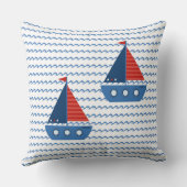 Aanpassen Gooi Kussens - Naam Zeilboten (Achterkant)