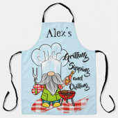 Aanpassen Grilling BBQ Schort (Voorkant)